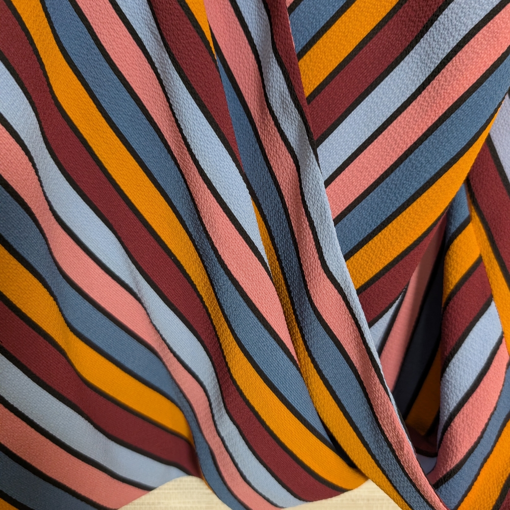 Evereve Hollie Woodward Allison Joy Striped Multicolor Sleeveless Top Tank NWT L - Picture 6 of 7